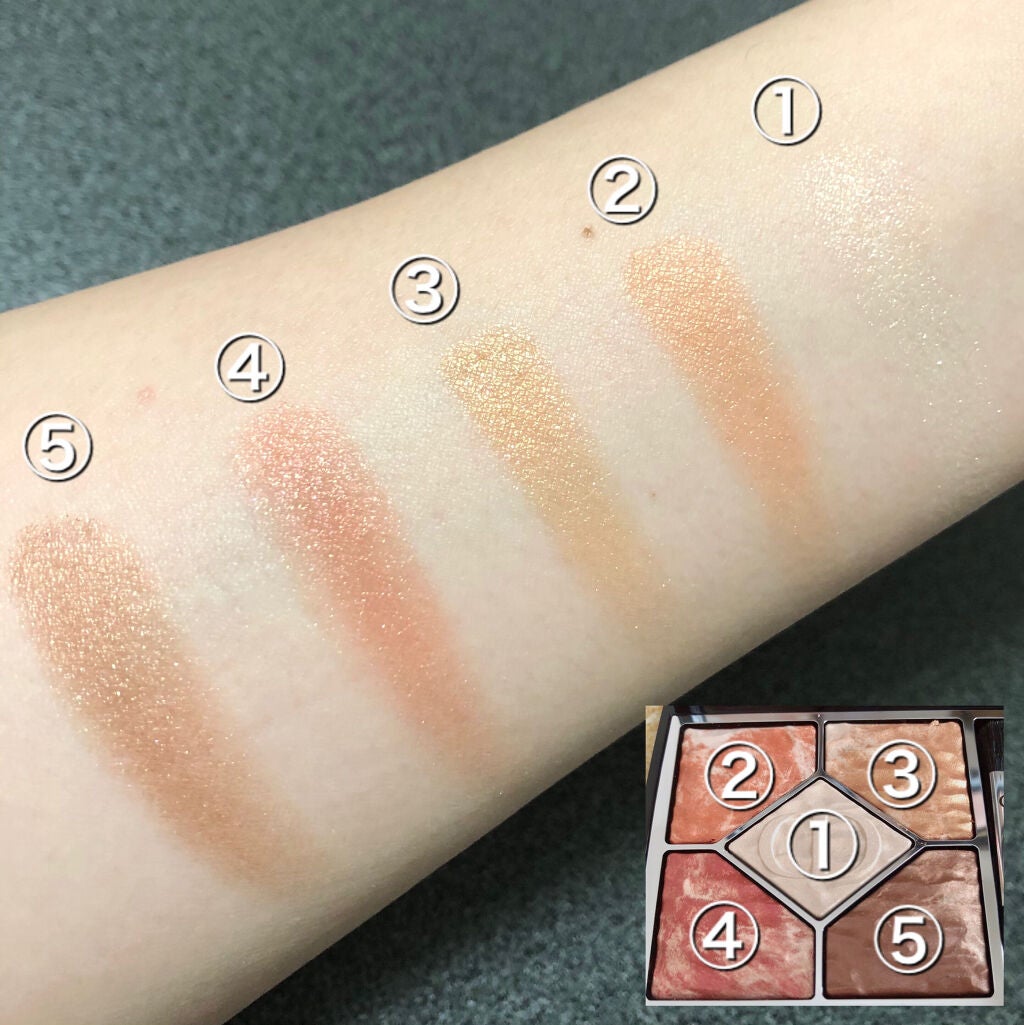 サンク クルール クチュール <サマー デューン>/Dior/アイシャドウパレットを使ったクチコミ(4枚目)