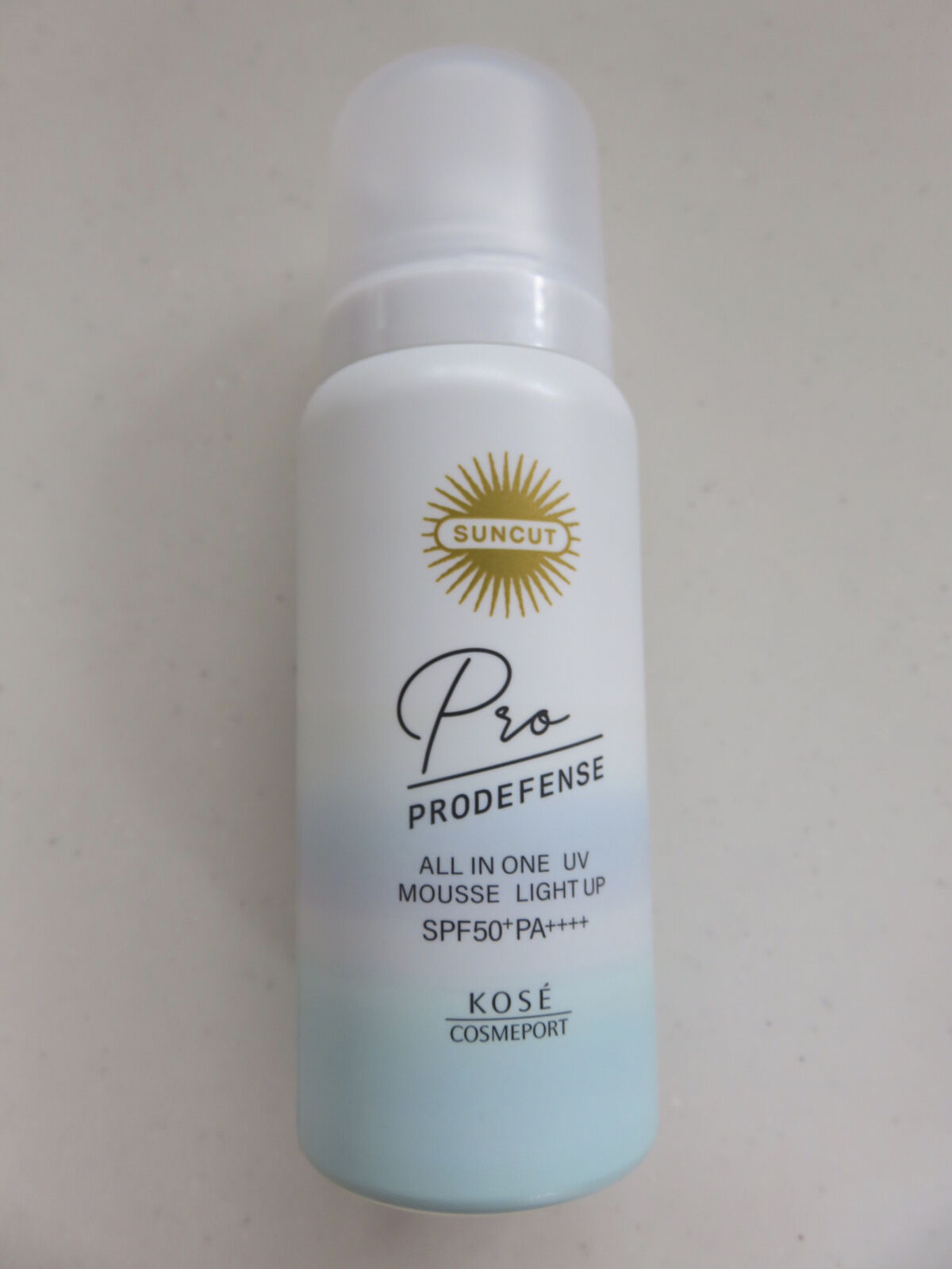 プロディフェンス オールインワンUV ムース（ライトアップ）/サンカット®/日焼け止めクリームを使ったクチコミ（1枚目）