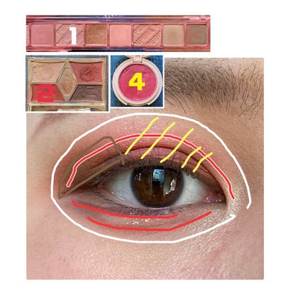 オール テイク ムード パレット(24AD)/PERIPERA/アイシャドウパレットを使ったクチコミ(2枚目)