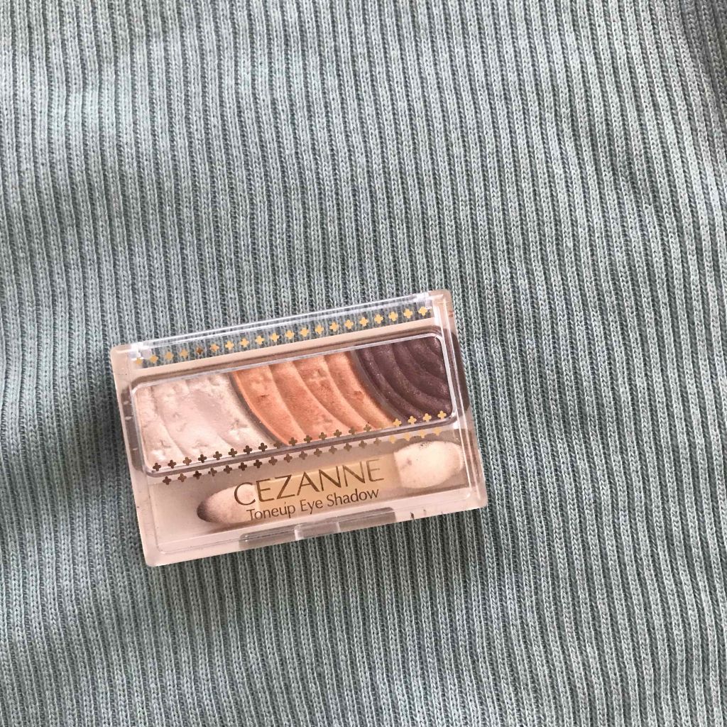 トーンアップアイシャドウ/CEZANNE/アイシャドウパレットを使ったクチコミ(1枚目)