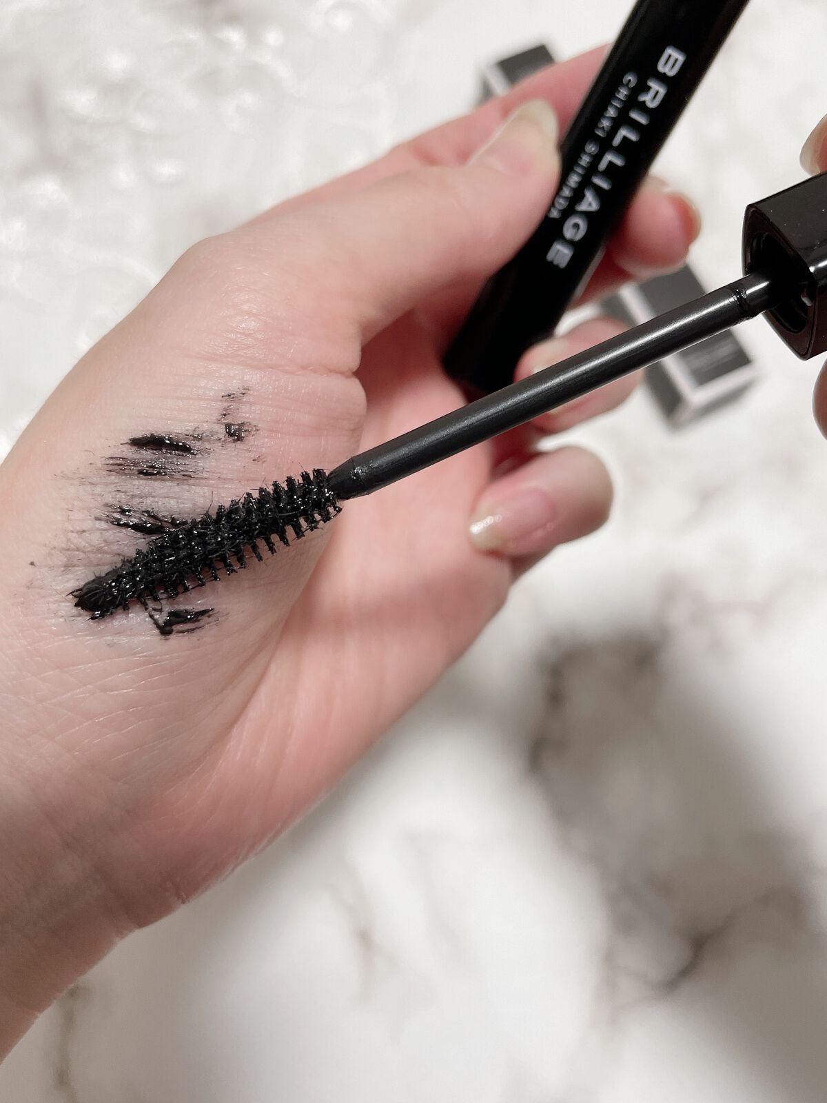 ラッシュデザイナー・ビルドアップマスカラ ボリュームロング/ブリリアージュ/マスカラを使ったクチコミ(5枚目)