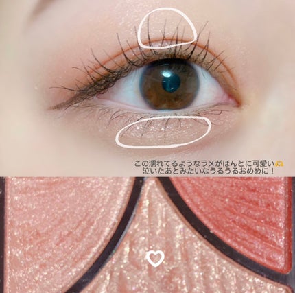 ジューシーピュアアイズ/キャンメイク/アイシャドウパレットを使ったクチコミ(6枚目)