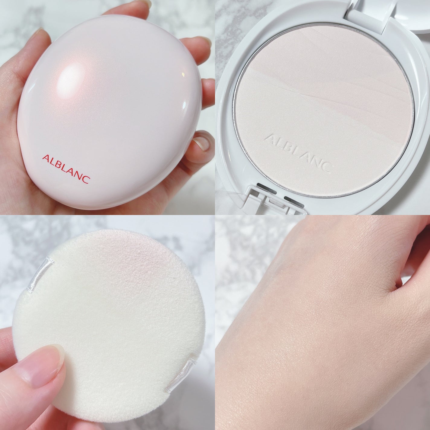 クラリティブラン フィニッシャー(ライトピンク)/ALBLANC/プレストパウダーを使ったクチコミ(5枚目)