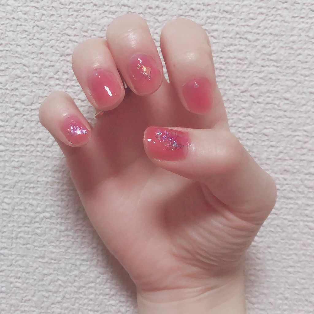 無印良品 ネイルカラーのクチコミ「🌸🌸🌸ちゅるんネイル🌸🌸🌸
ぷっくり、うるっとしたネイルしてみませんか⁇
そろそろ春ですね( .....」（1枚目）