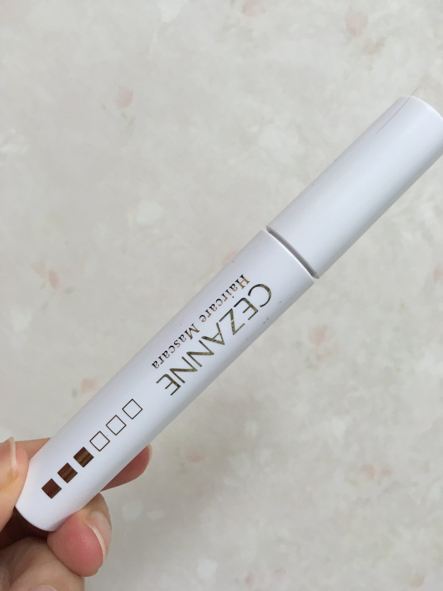 ヘアケアマスカラ/CEZANNE/ヘアジェルを使ったクチコミ(1枚目)