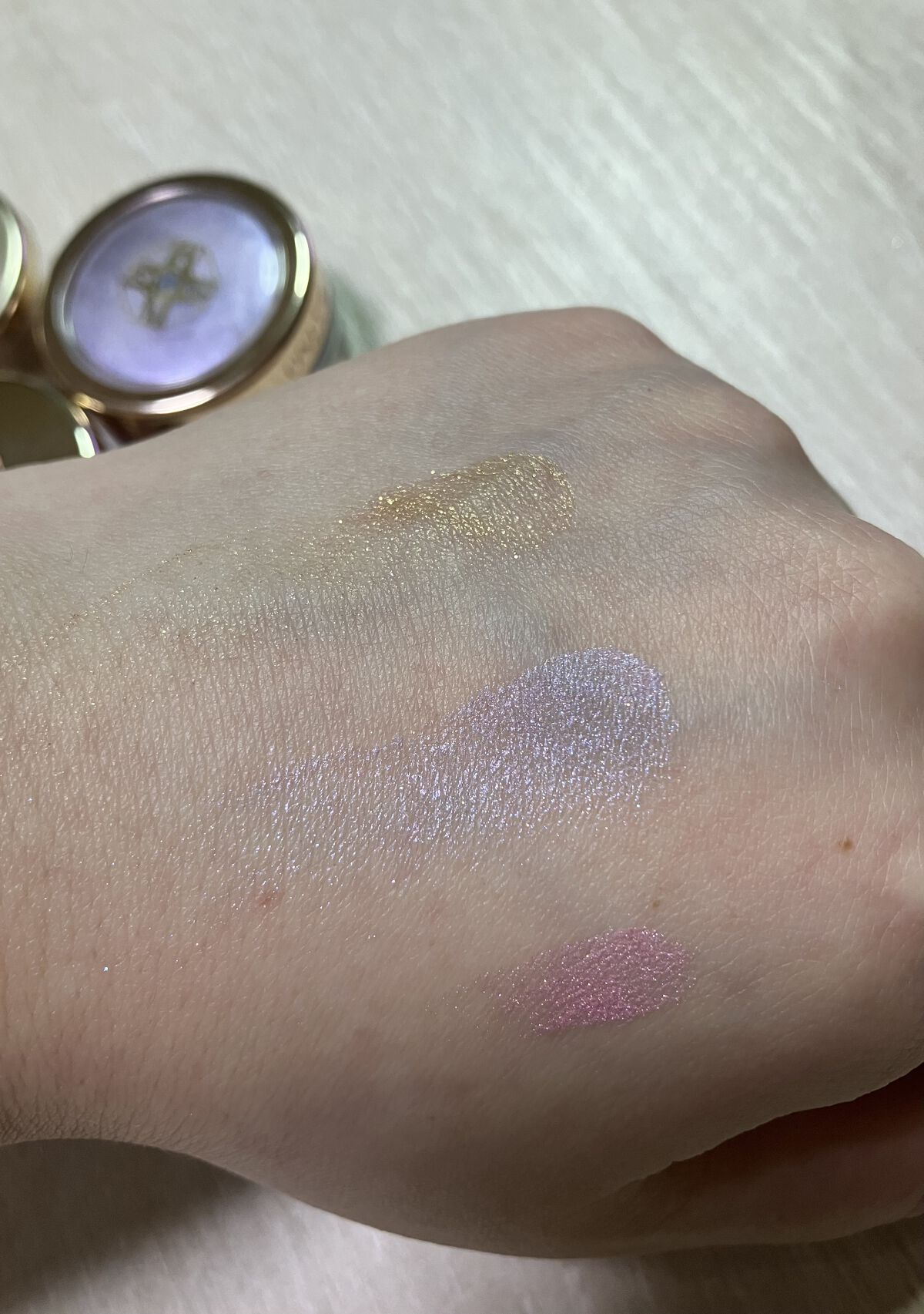 ミネラルピグメント SM03 ピオニーピンク（旧）/ONLY MINERALS/単色アイシャドウを使ったクチコミ（2枚目）