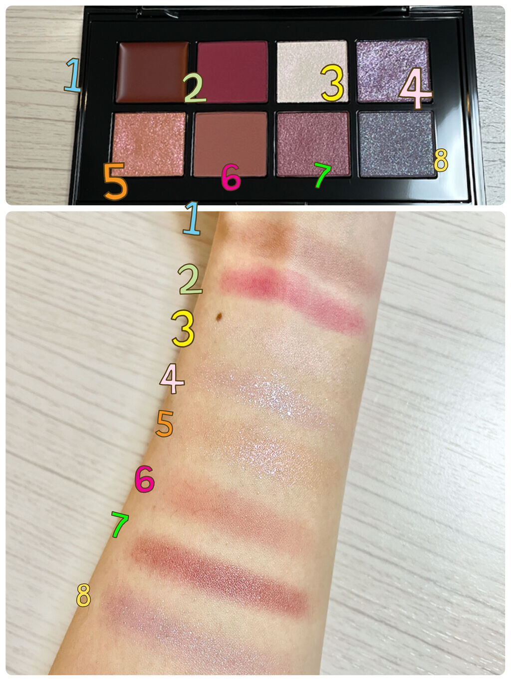 コンパクトアディクション “エターナル イン ピンク” 101 Love and Sensitivity/ADDICTION/アイシャドウパレットを使ったクチコミ（2枚目）