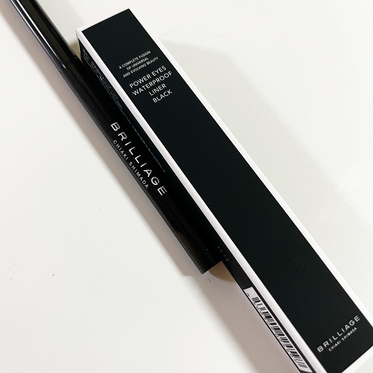 パワーアイズ ウォータープルーフライナー ブラック/ブリリアージュ/ペンシルアイライナーを使ったクチコミ（1枚目）