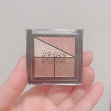 UR GLAM　VELVET EYE COLOR PALETTE/U R GLAM/パウダーアイシャドウを使ったクチコミ（1枚目）