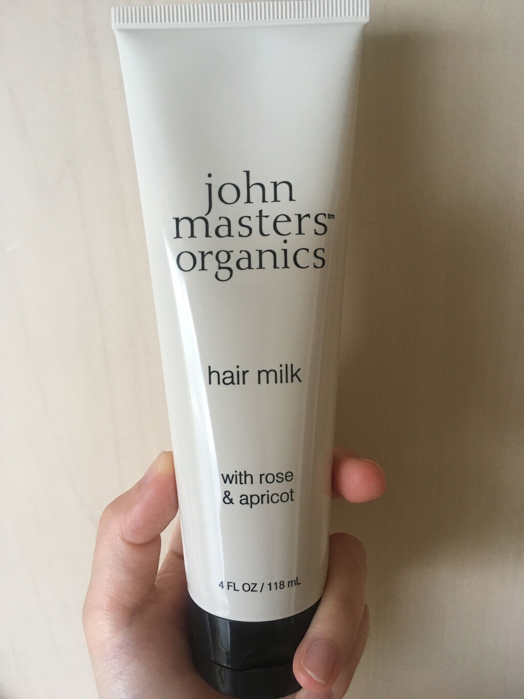 R&Aヘアミルク N(ローズ&アプリコット)/john masters organics/ヘアミルクを使ったクチコミ（1枚目）