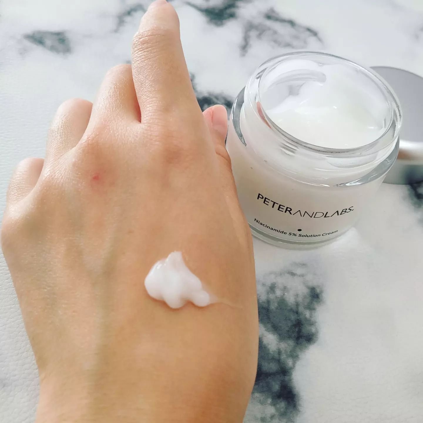 ナイアシンアミド5% ソリューション モイスチャークリーム/PETERANDLABS/フェイスクリームを使ったクチコミ（3枚目）