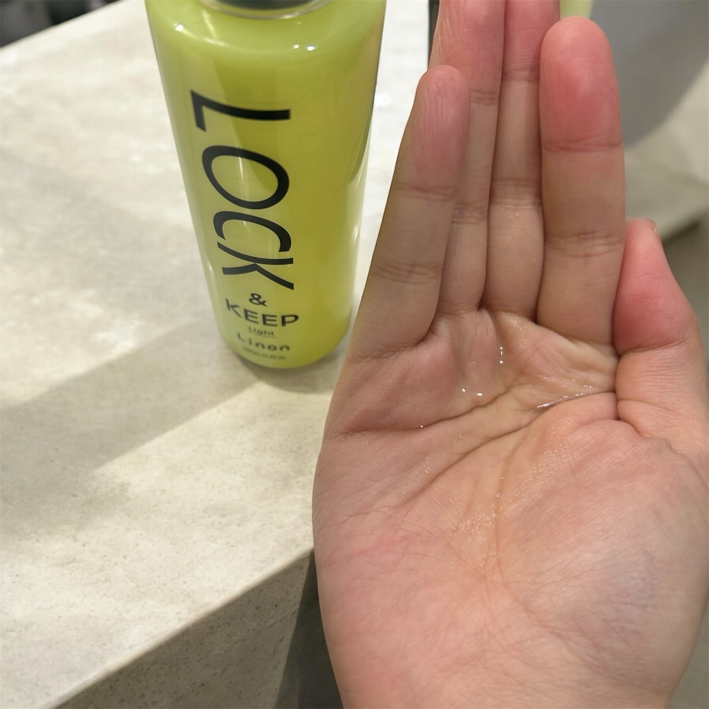 Linon ロックオイル ライト/Linon/ヘアオイルを使ったクチコミ（2枚目）