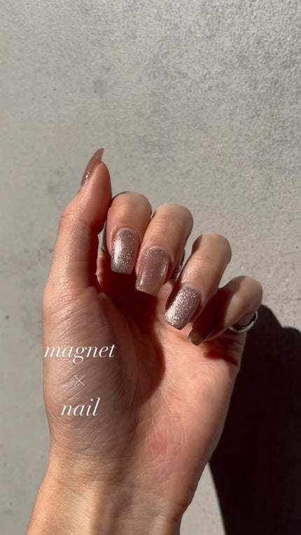 #マグネットネイルのネイルデザイン