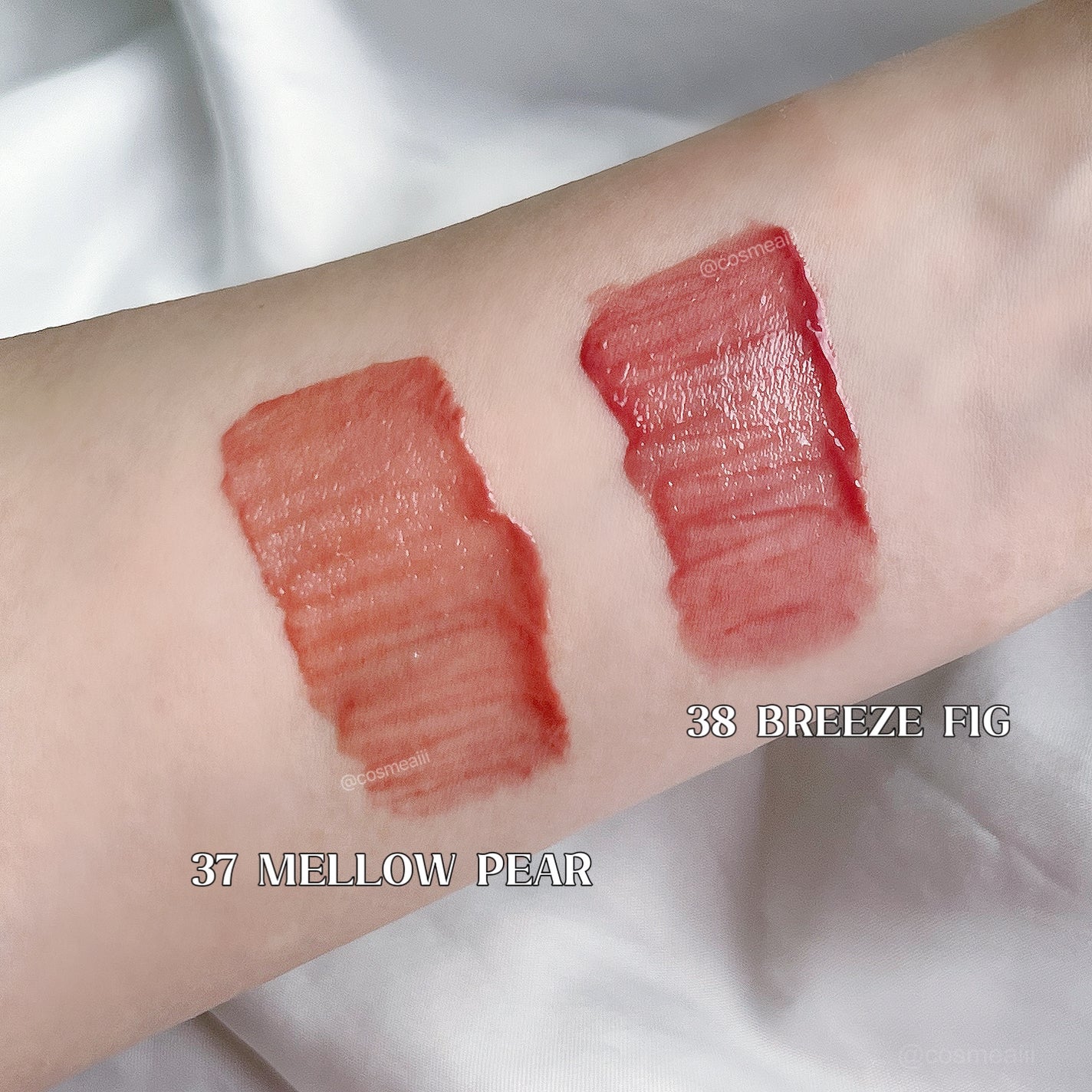 ジューシーラスティングティント/rom&nd/リップティントを使ったクチコミ(4枚目)