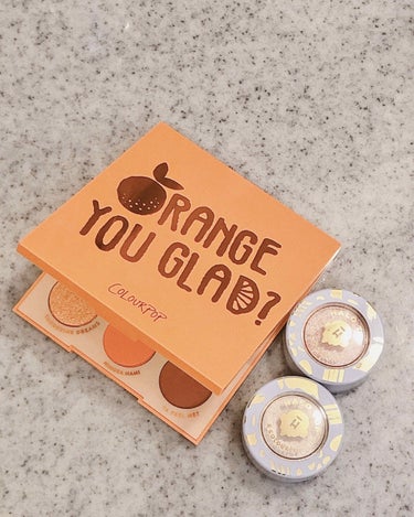 ORANGE YOU GLAD/ColourPop/パウダーアイシャドウを使ったクチコミ（4枚目）