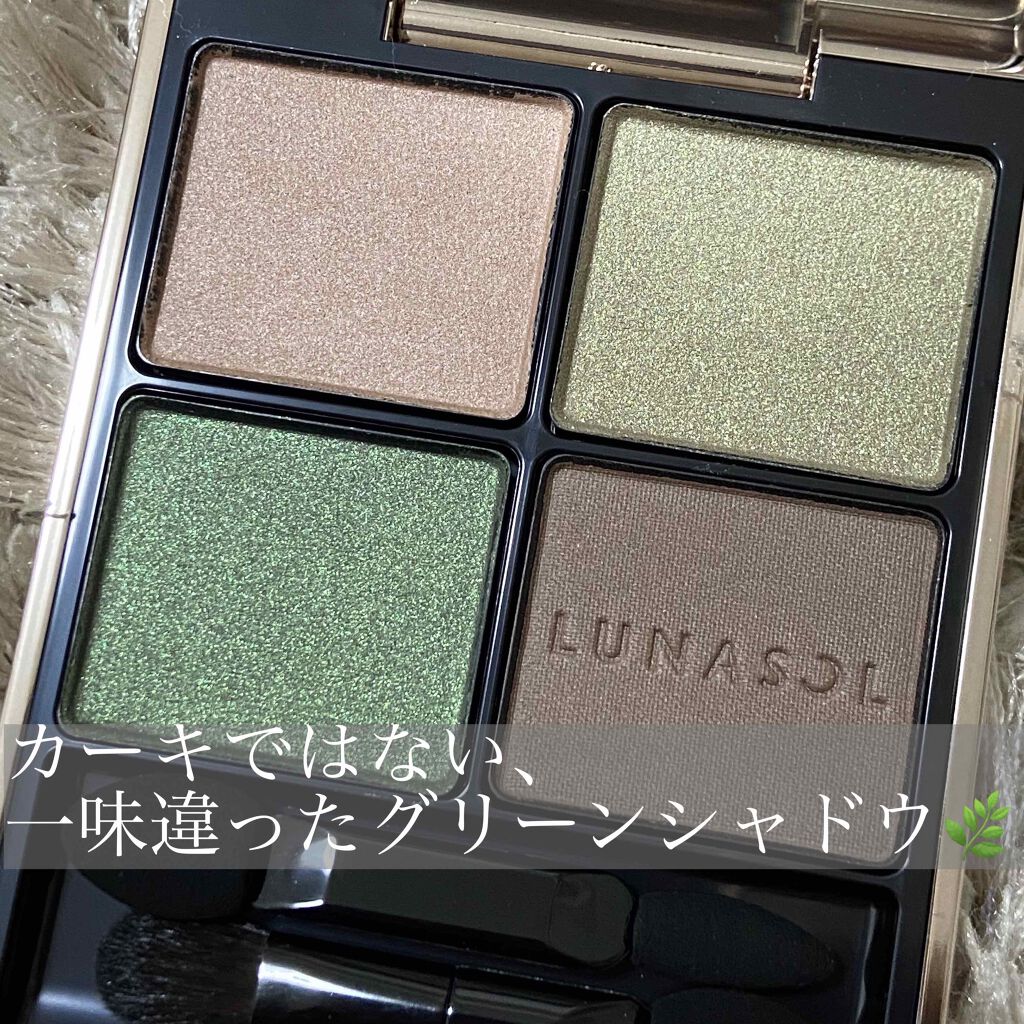 アイカラーレーション 10 Vintage Moss/LUNASOL/アイシャドウパレットを使ったクチコミ（1枚目）