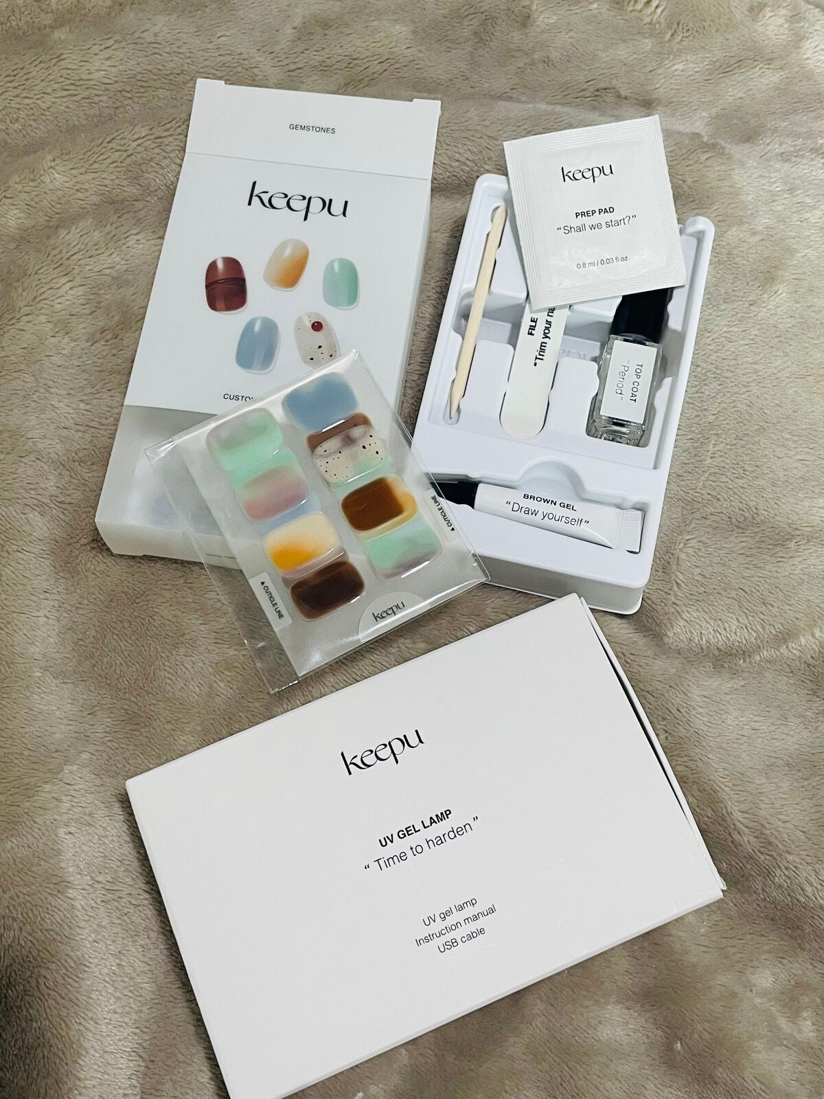 セルフカスタム ネイルシール/KEEPU/ネイルシールを使ったクチコミ(1枚目)