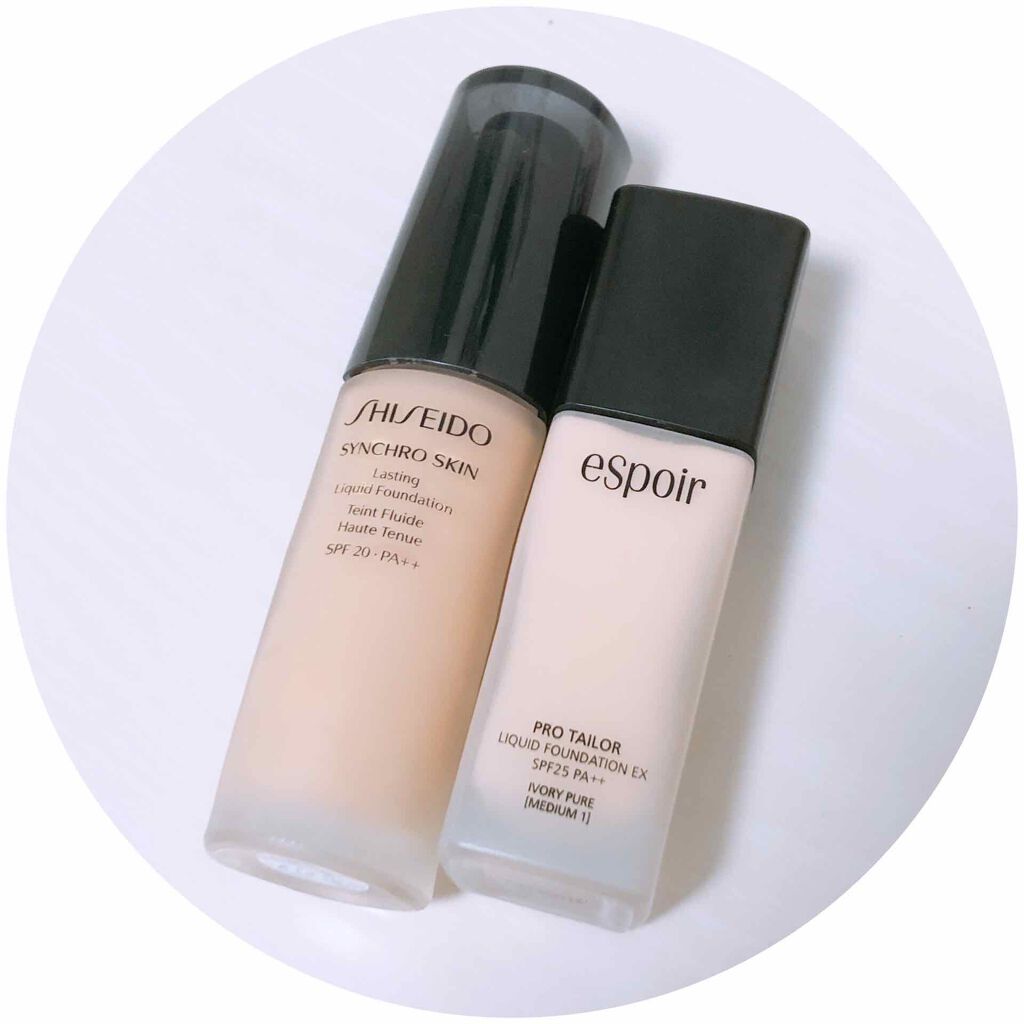 シンクロスキン ラスティング リキッドファンデーション/SHISEIDO/リキッドファンデーションを使ったクチコミ（2枚目）