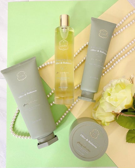 オリーブ&ババス ボタニカルボディローション/Laline/ボディローションを使ったクチコミ(1枚目)