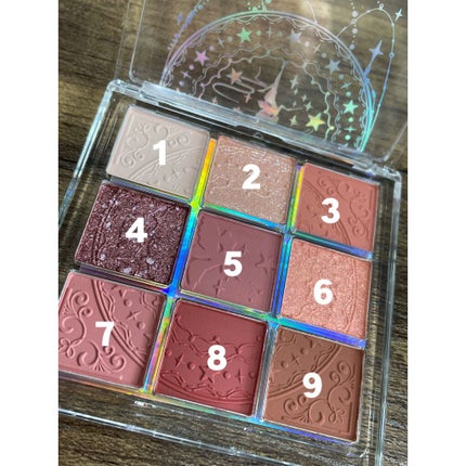 クォーツ 9色アイシャドウパレット(ドリームランドアイシャドウ)/ZEESEA/アイシャドウパレットを使ったクチコミ(2枚目)