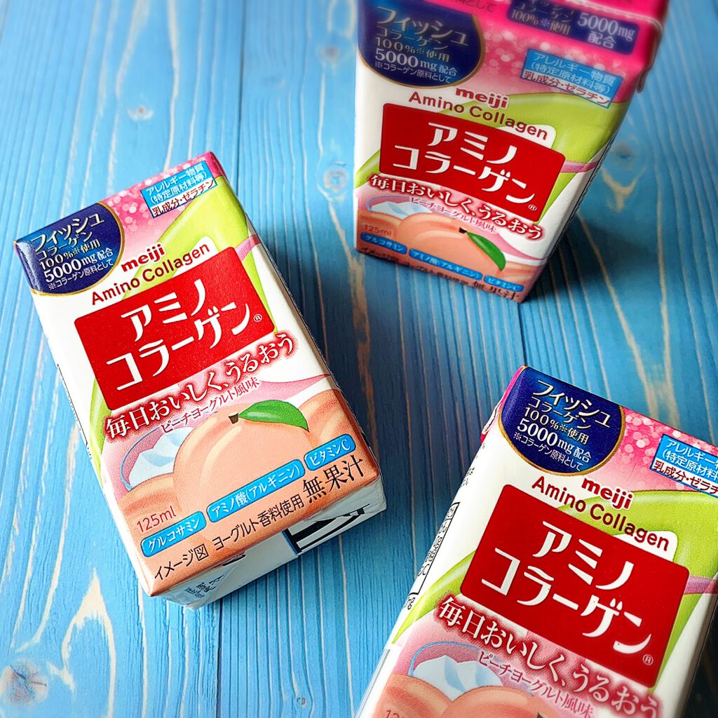 アミノコラーゲン ドリンク/アミノコラーゲン/美容ドリンクを使ったクチコミ（1枚目）