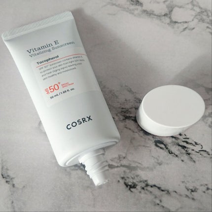 ビタミンEバイタライジングUVクリーム SFP50+/COSRX/日焼け止めクリームを使ったクチコミ(3枚目)