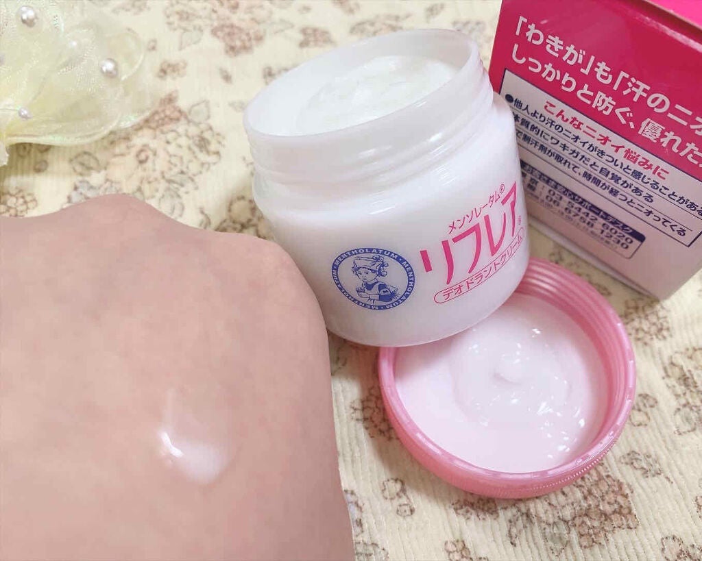 メンソレータム リフレア デオドラントクリーム/リフレア/デオドラント・制汗剤を使ったクチコミ(4枚目)