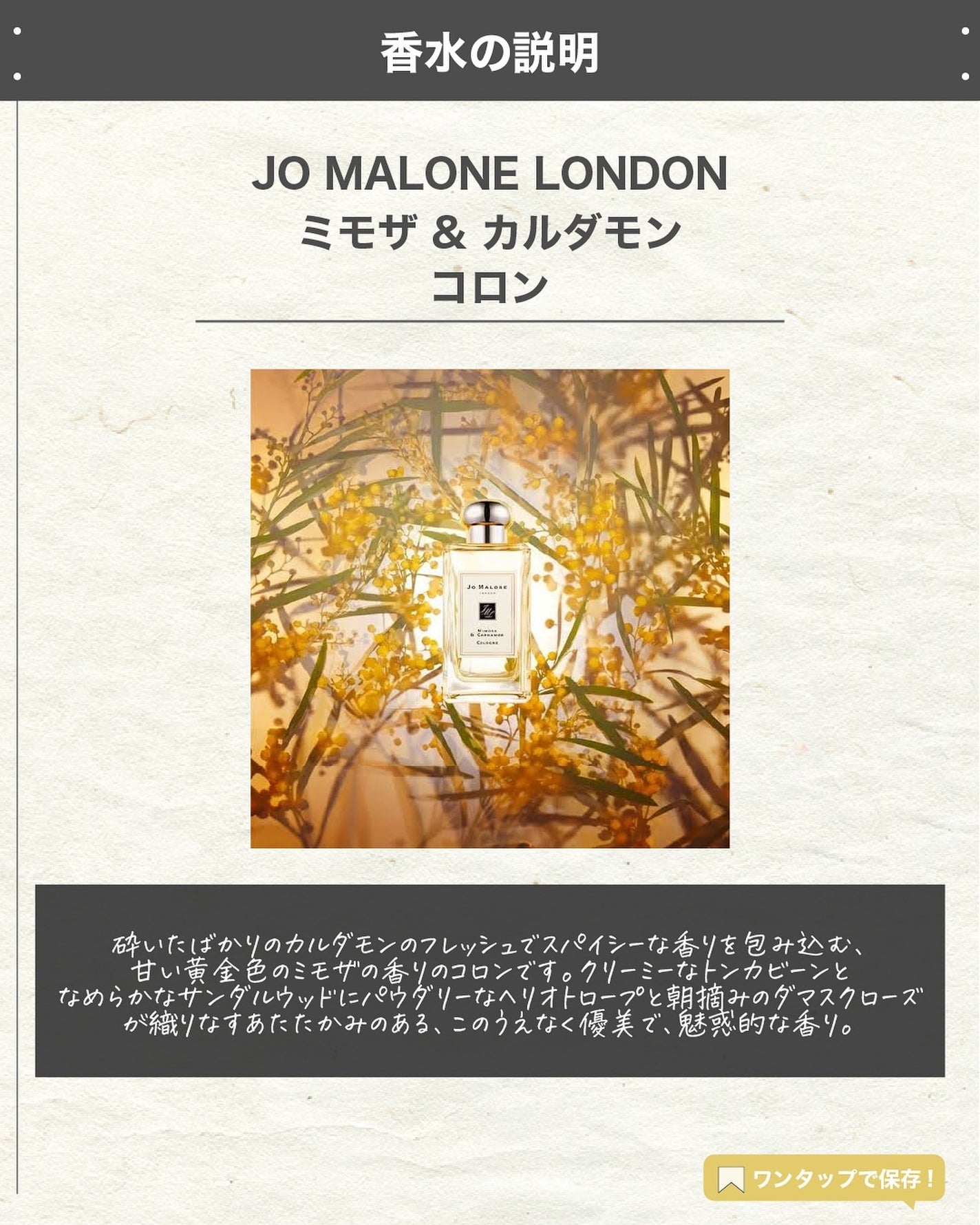 エスログ┊1日1分のモテ香水紹介 on LIPS 「.『男女兼用大人香水』🌳製品情報🌳JOMALONELONDON..」(2枚目)