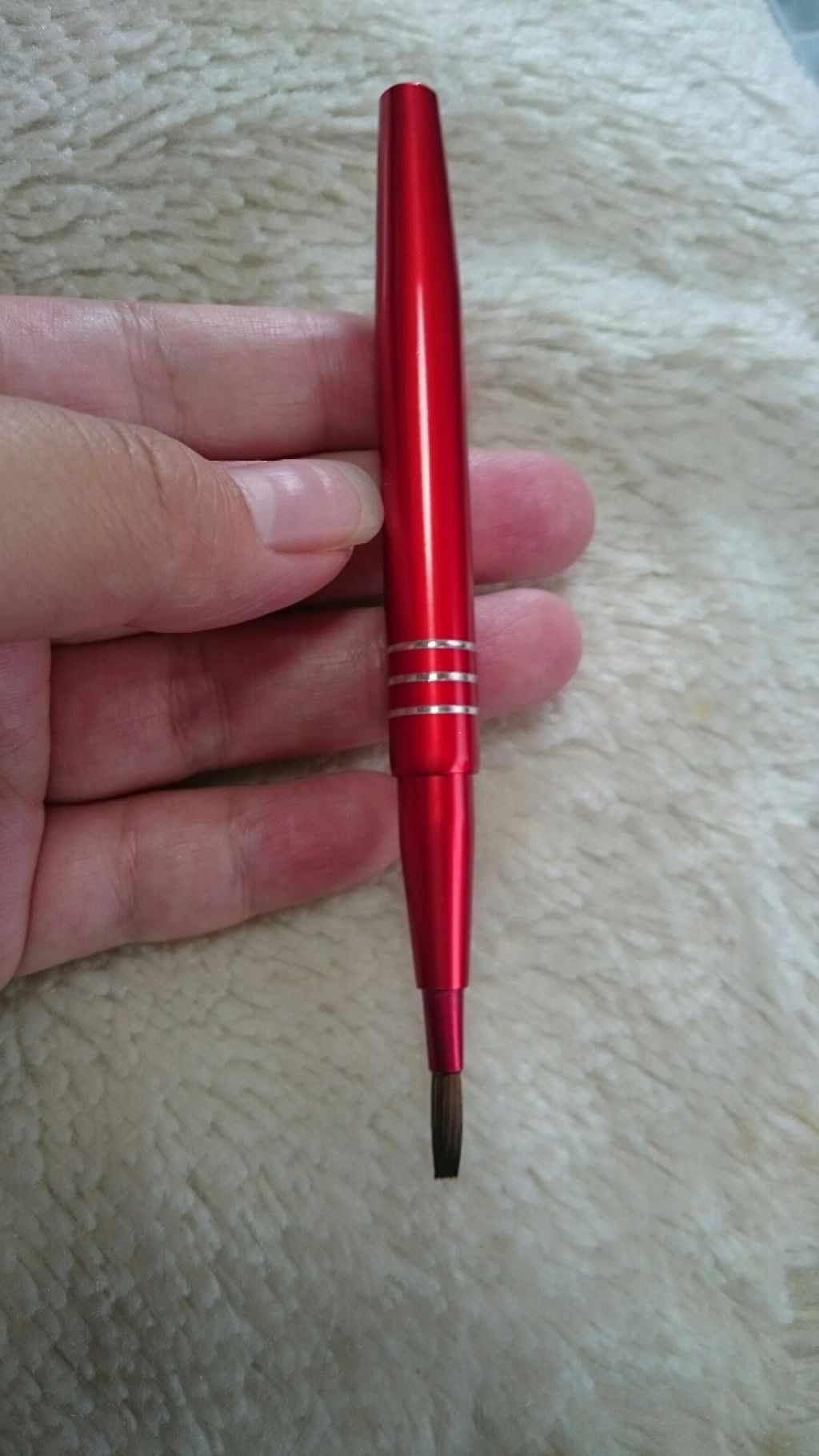 春姫 リップブラシ −伸縮タイプ−/DAISO/メイクブラシを使ったクチコミ(4枚目)