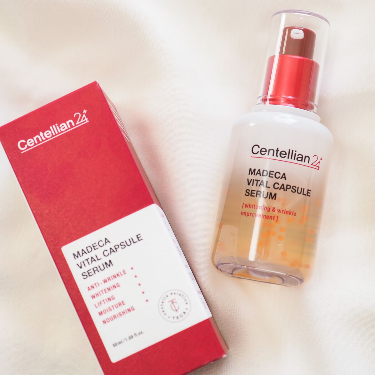 マデカバイタルカプセルセラム/センテリアン24/美容液を使ったクチコミ（1枚目）