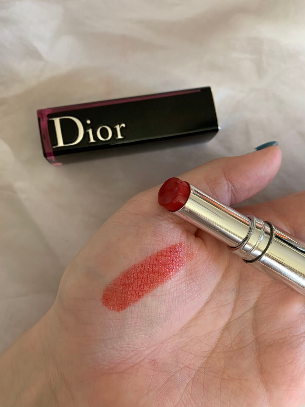 ディオール アディクト ラッカー スティック/Dior/口紅を使ったクチコミ(1枚目)