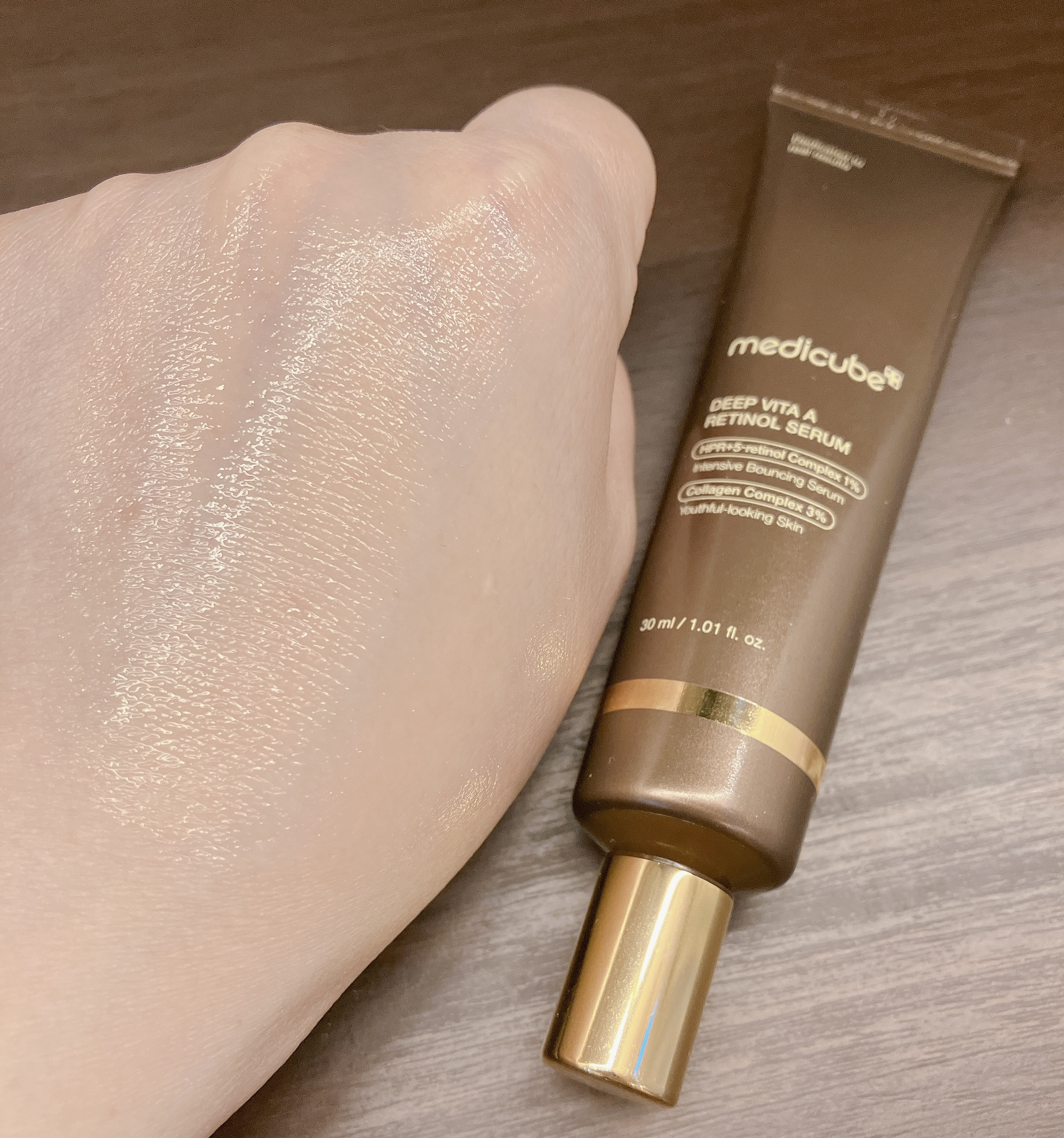 ディープビタAレチノールセラム/MEDICUBE/美容液を使ったクチコミ（3枚目）