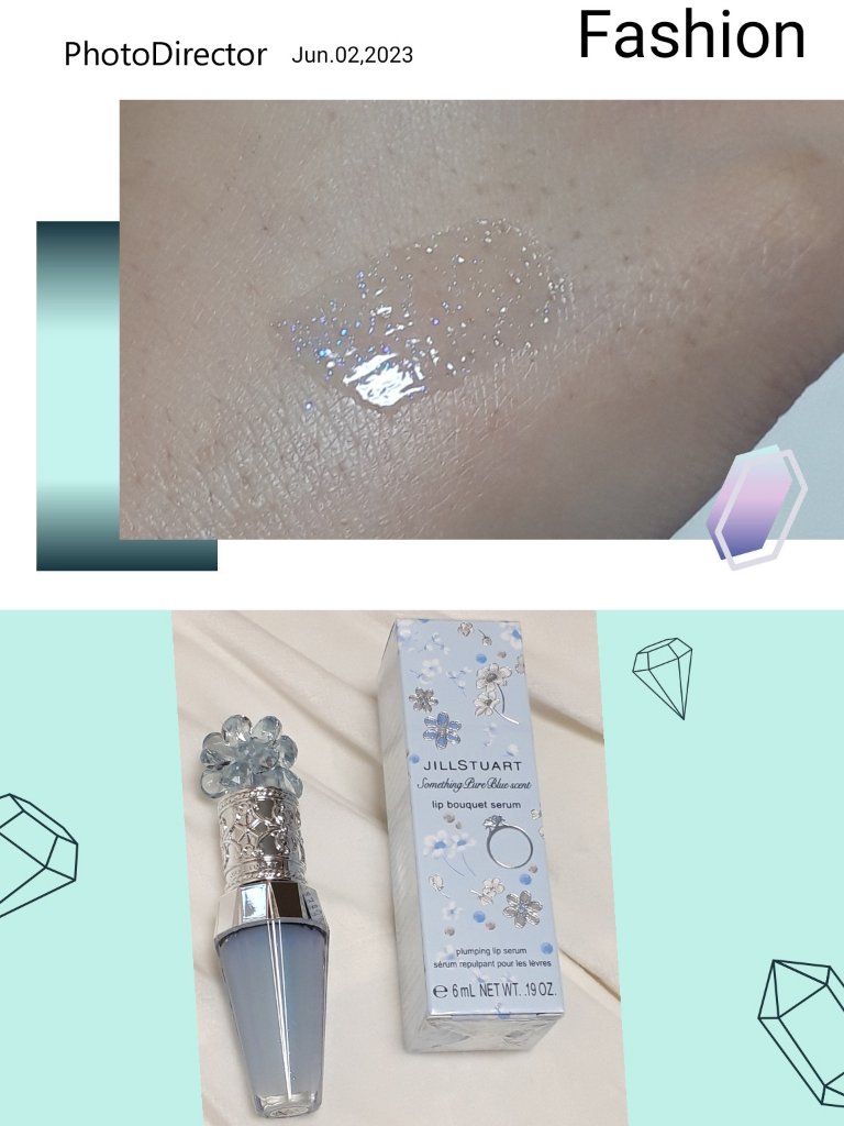 クリスタルブルーム　サムシングピュアブルー セント　オードパルファン/JILL STUART/香水(レディース)を使ったクチコミ（2枚目）