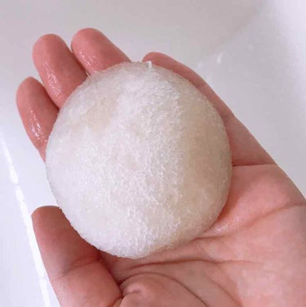 こんにゃく洗顔パフ/セリア/その他スキンケアグッズを使ったクチコミ(2枚目)