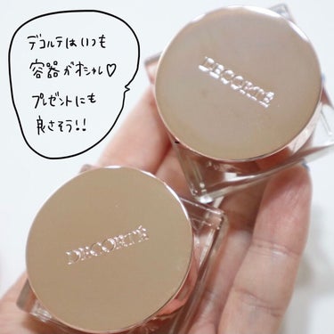 DECORTÉ ディップイン グロウ クリームハイライター のクチコミ「.
これは女優ツヤハイライトです😳✨

昨日発売のコスメデコルテのディップイングロウ、早速買っ.....」（3枚目）