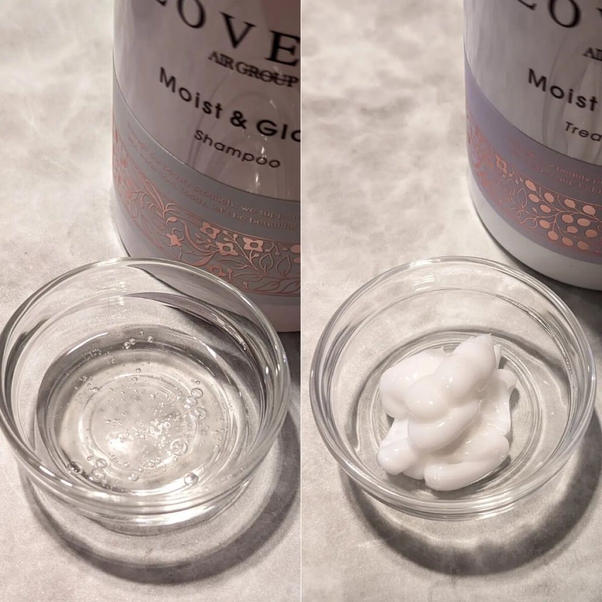 モイストアンドグロス シャンプー／トリートメント/LOVEST by air Salon Quality Hair Care/市販シャンプーを使ったクチコミ（2枚目）