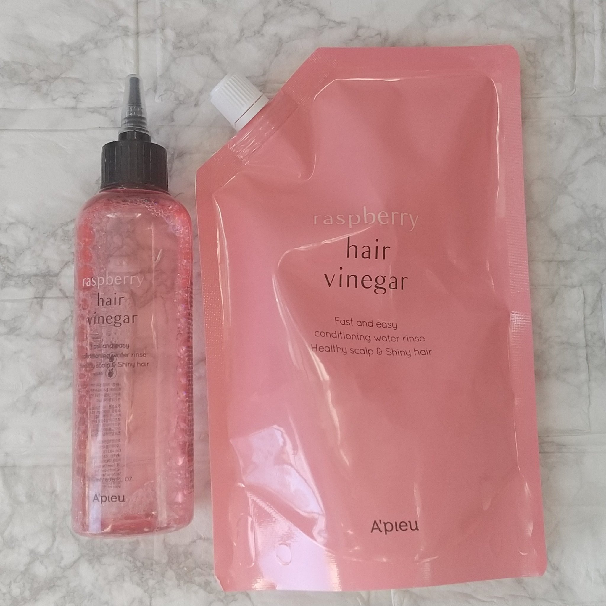 ラズベリー ヘアビネガー/A’pieu/頭皮ローションを使ったクチコミ（2枚目）