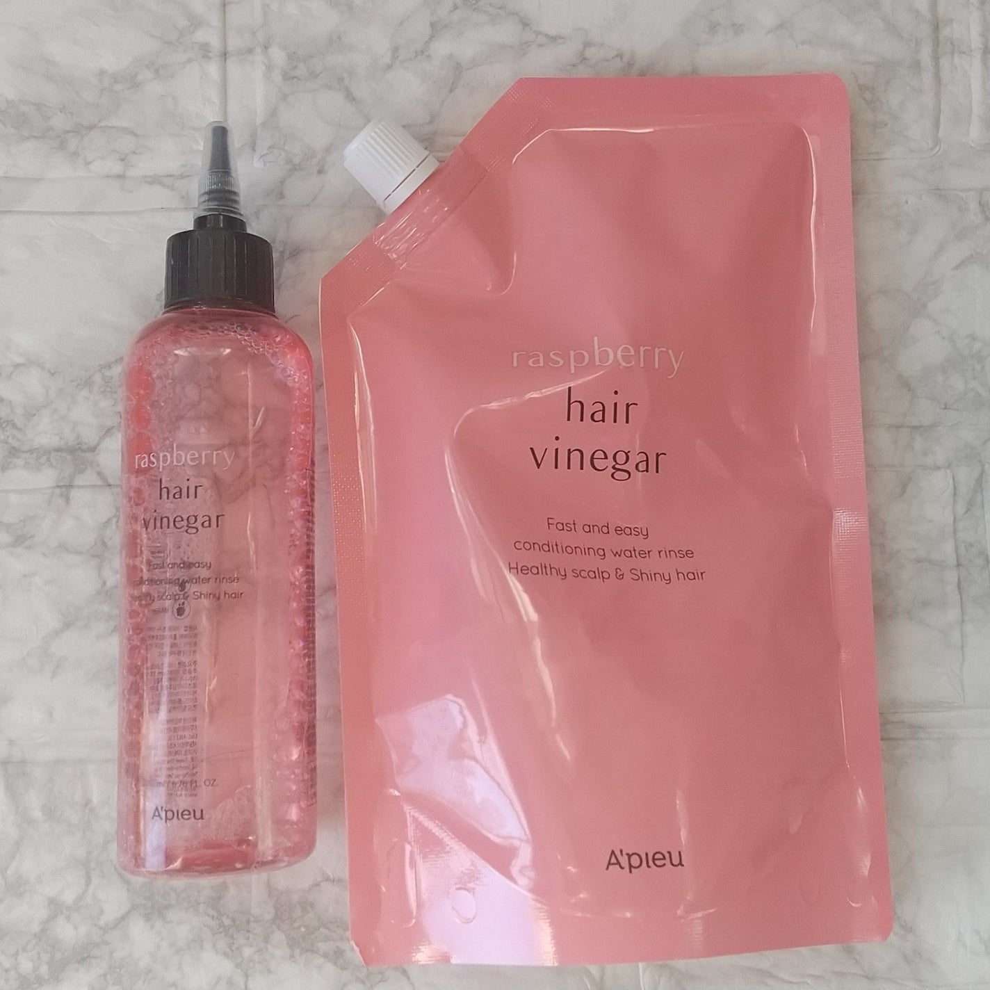 ラズベリー ヘアビネガー/A’pieu/頭皮ローションを使ったクチコミ(2枚目)
