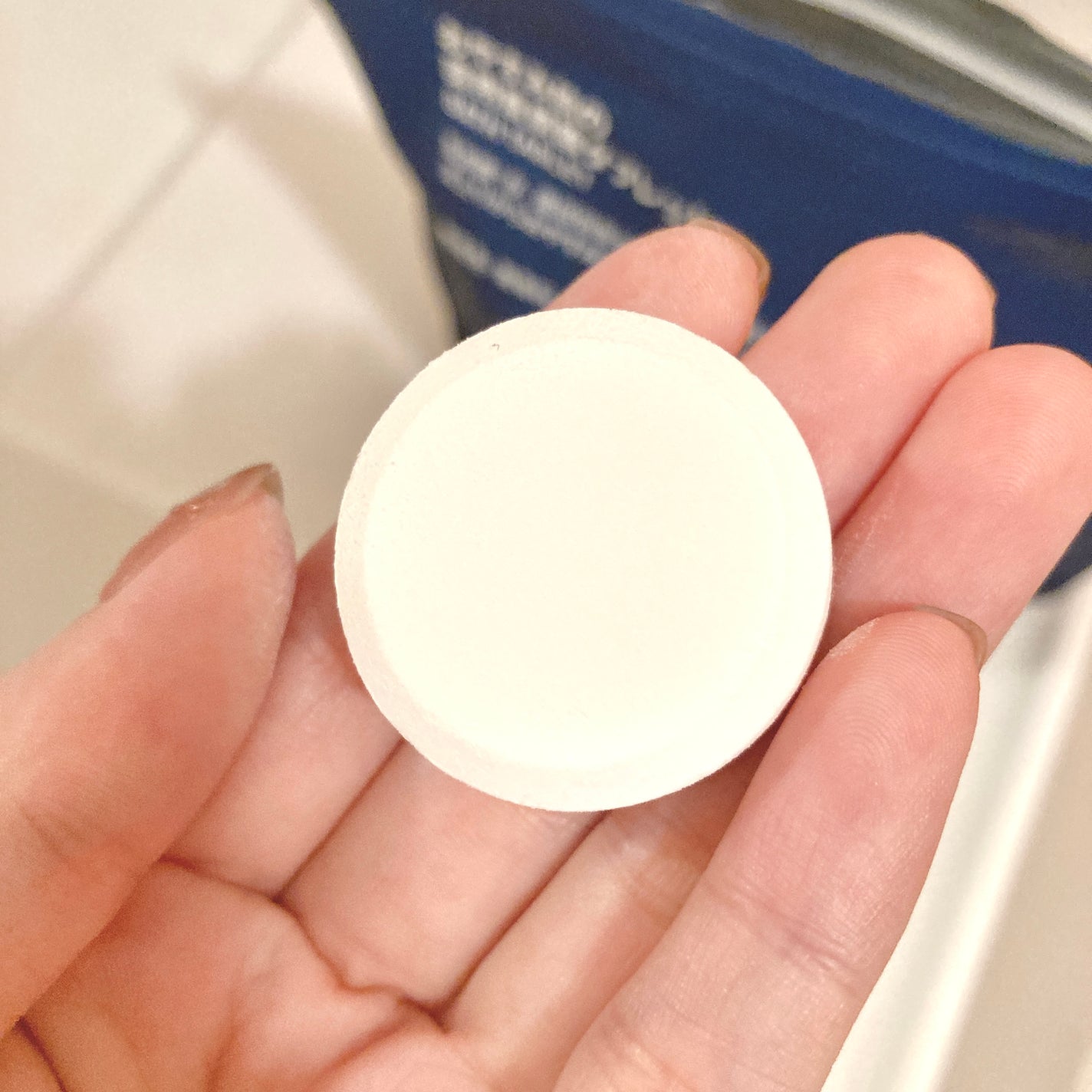 おやすみ前の薬用重炭酸タブレット/無印良品/炭酸系入浴剤を使ったクチコミ(5枚目)