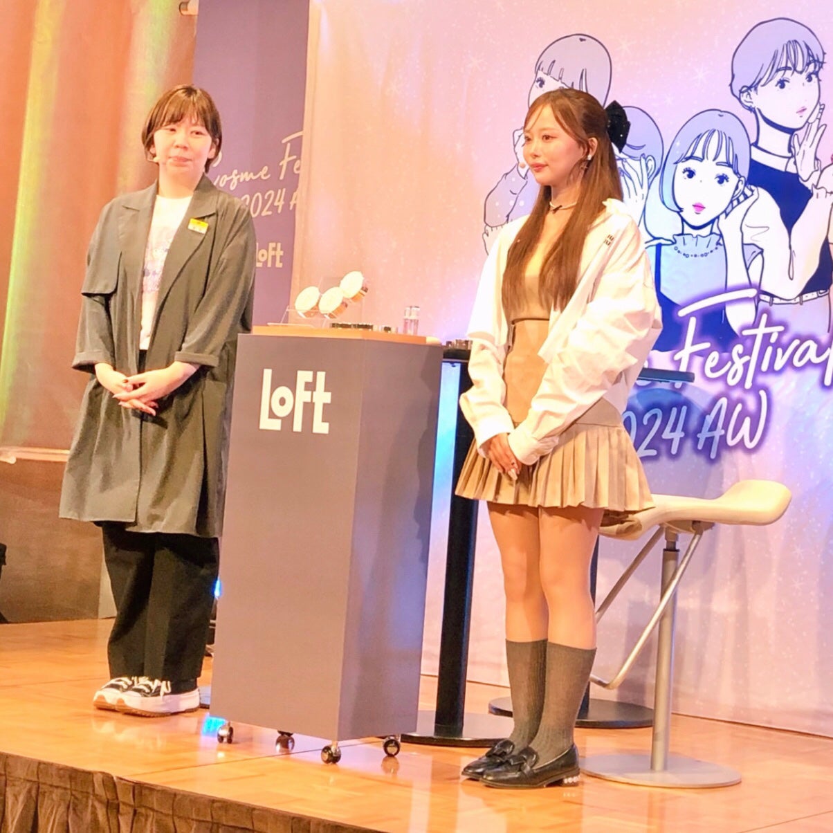 Eririnð¹ãã©ãã on LIPS ããããã®ã³ã¹ãã§ã¹å±ç€ºäŒã«åå ããŠããŸããê€ð€LOFTð€ê€â¢â¢..ãïŒ2æç®ïŒ