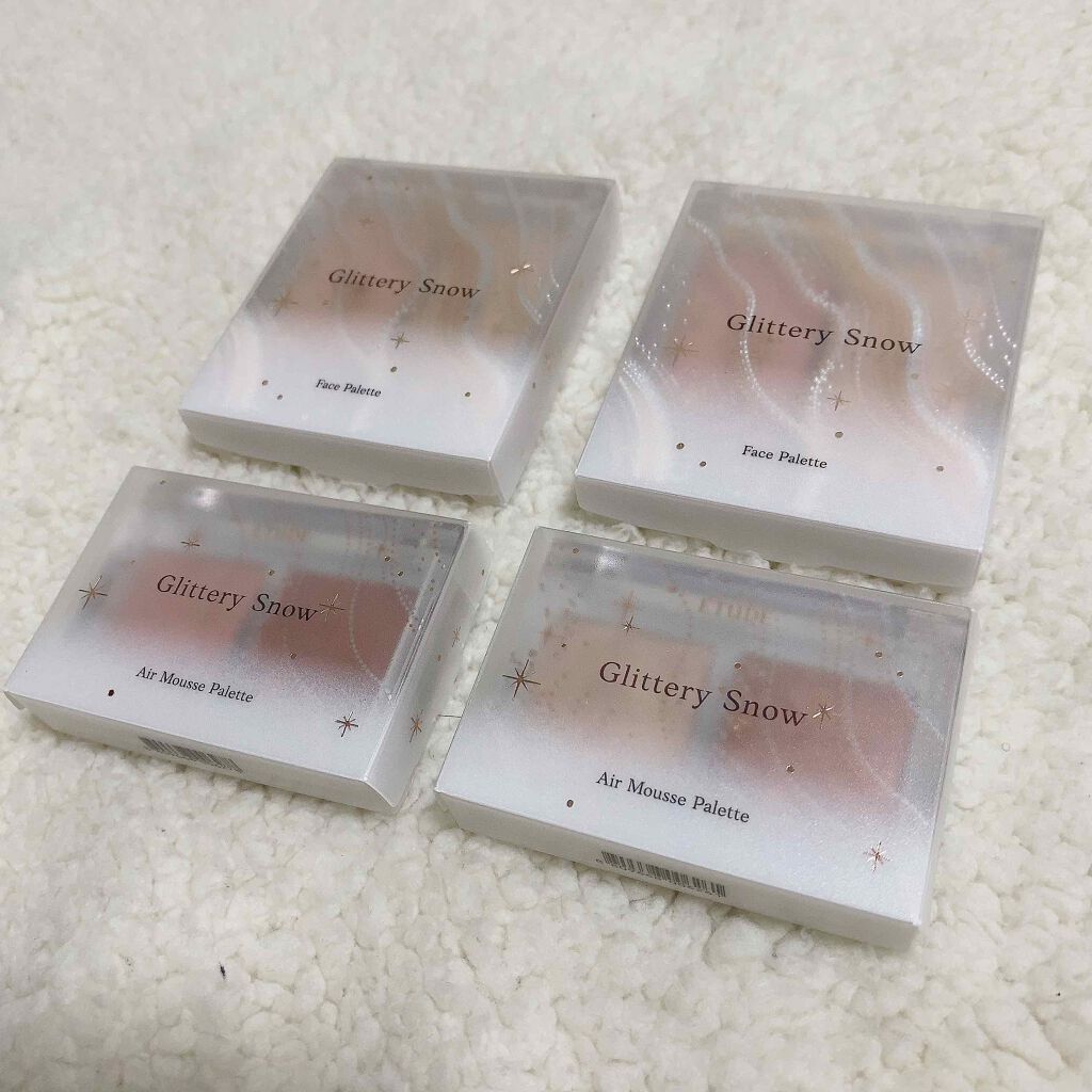グリッタースノー フェイスパレット ライト/ETUDE/パウダーハイライトを使ったクチコミ（2枚目）