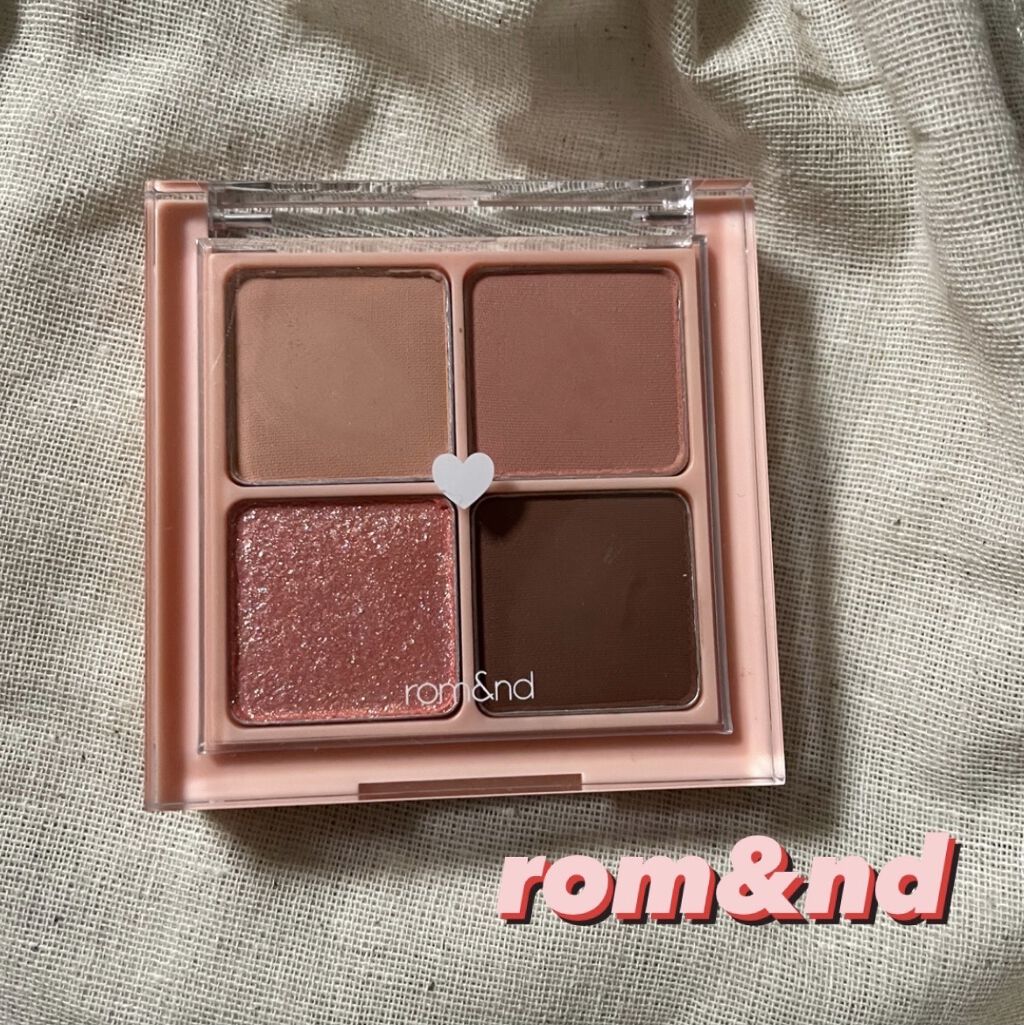ベターザンアイズ/rom&nd/アイシャドウパレットを使ったクチコミ（1枚目）