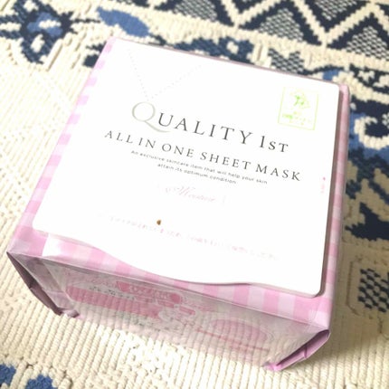オールインワンシートマスク モイストEX/クオリティファースト/シートマスク・パックを使ったクチコミ(1枚目)
