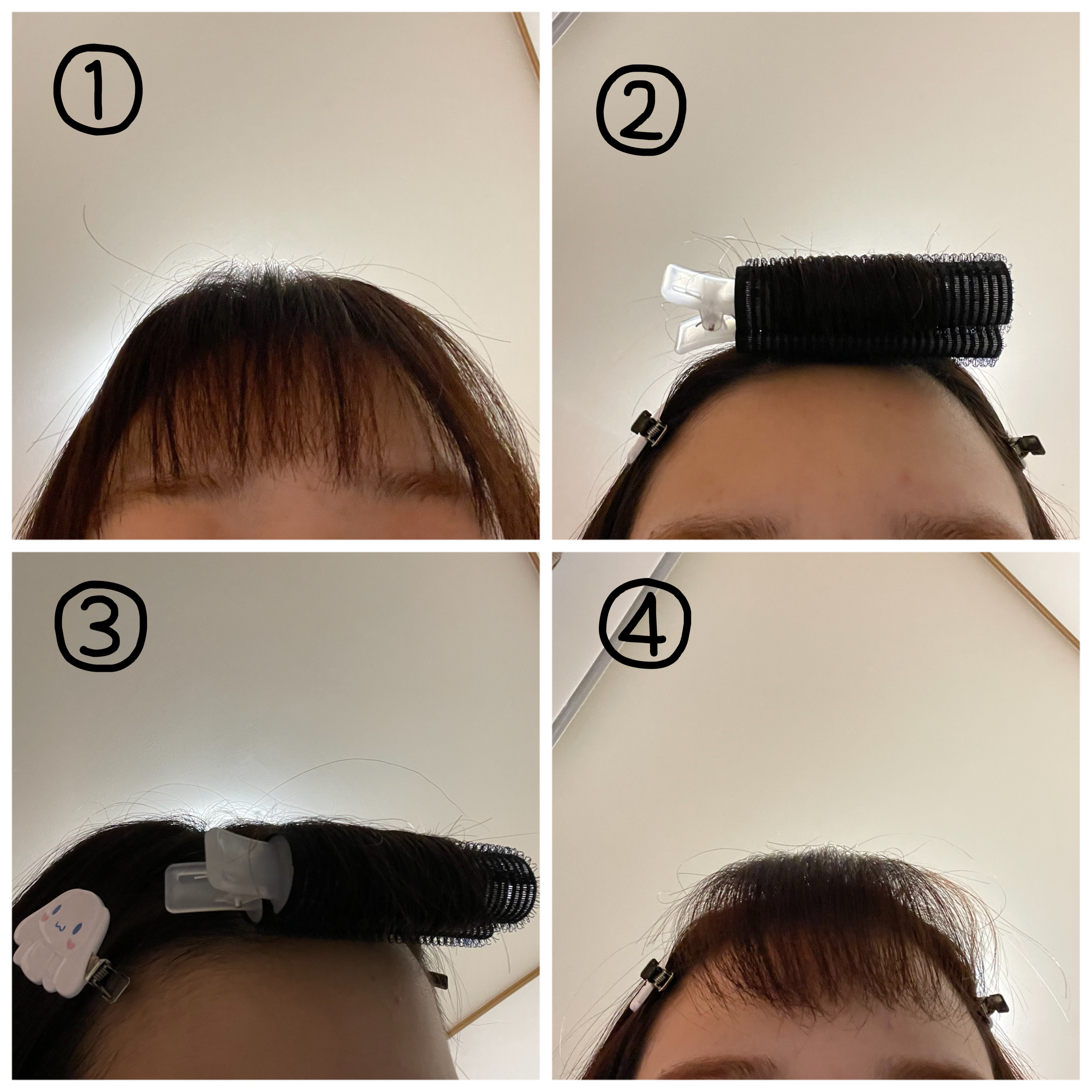 前髪くるんとカーラー/SHOBIDO/ヘアケアグッズを使ったクチコミ（3枚目）