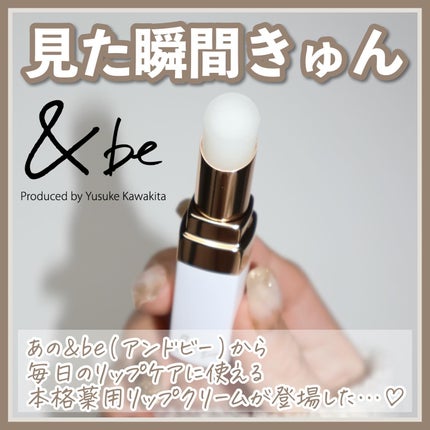 &be 薬用モイストリップケア【医薬部外品】/&be/リップクリームを使ったクチコミ(2枚目)