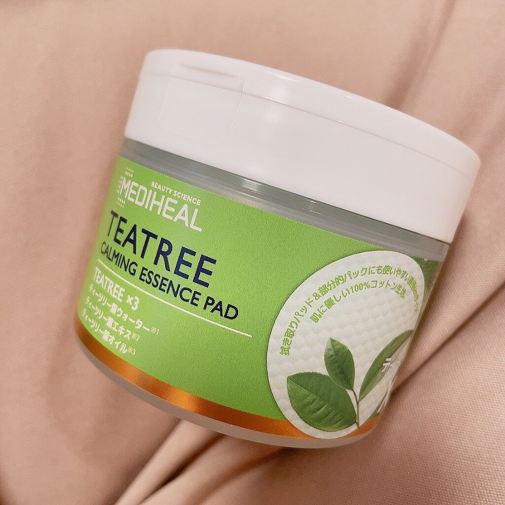ティーツリーカーミングエッセンスパッド/MEDIHEAL/トナーパッドを使ったクチコミ(1枚目)