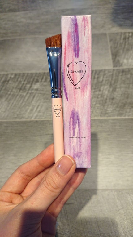 フーミー アイブロウブラシ 熊野筆/WHOMEE/メイクブラシを使ったクチコミ(1枚目)