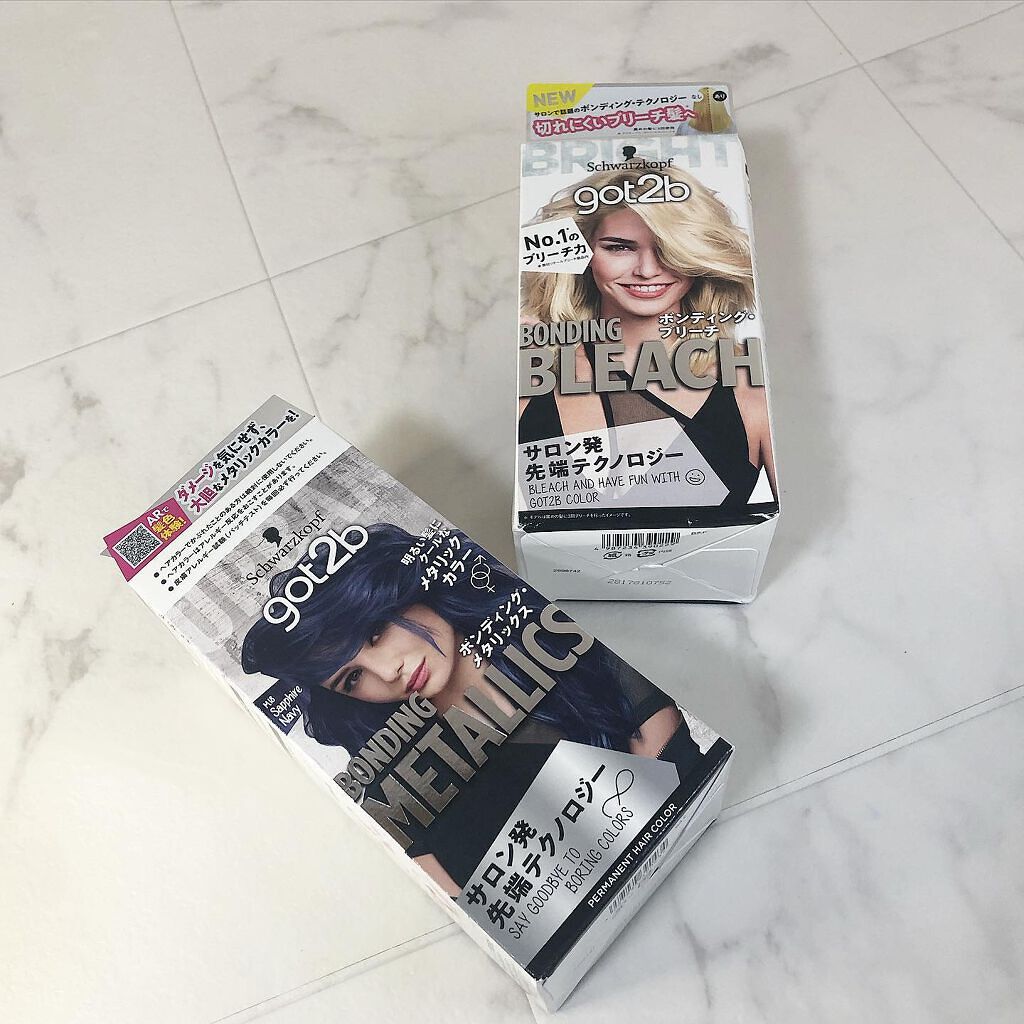 ボンディング・ブリーチ/got2b/ブリーチ剤を使ったクチコミ（1枚目）