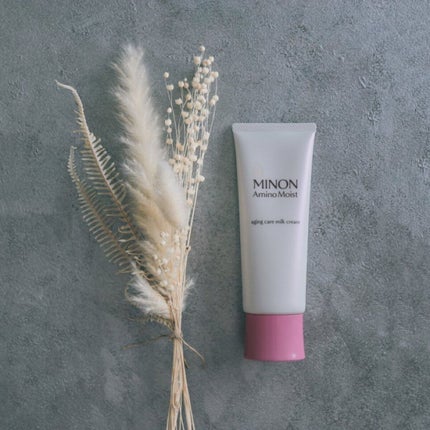 アミノモイスト エイジングケア ミルククリーム/ミノン/フェイスクリームを使ったクチコミ(2枚目)