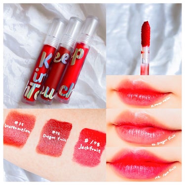 .
⁡
《 Keep in Touch / Tatoo Lip Candle Tint 》
⁡
今回はKeep in Touch（キープインタッチ）から
人気のティントの夏の新色が登場しました🍹
数量限